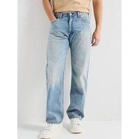 Levi'S 555 Relaxed Straight Fit Jeans - Lead The Way - Blue