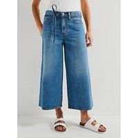 Levi'S Xl Culotte Jeans - Hot And Cold Blue