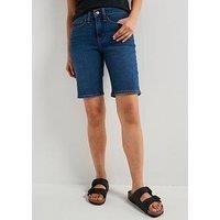 Levi/'s Women/'s Shaping Bermuda Camp Denim, Clever Girl Short, 32W