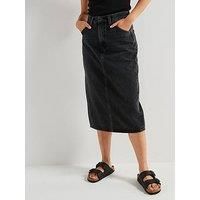Levi/'s Women/'s High Rise Back Slit Skirt, Wandering Spirit CLE, 26W