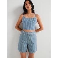 Levi'S Jadine Denim Cami - Mischa Stripe Denim
