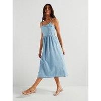 Levi'S Alessie Bustier Dress - Rounded The Corner - Blue
