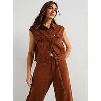 Levi'S Shrunken 90S Denim Vest - Sorrel Horse - Brown