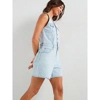 Levi/'s Vest Romper ROM Com - Blue XS