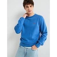 Levi/'s Men/'s Crew Sweatshirt, Dutch Blue, XL