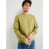 Levi/'s Men/'s Crew Sweatshirt, SAGE, S
