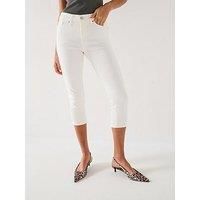Levi/'s Women/'s 311 Shaping Skinny Capri Trouser, Soft Clean White, 28 W