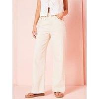 Levi'S Ribcage Wide Leg Jeans - Barely Freezing Cream
