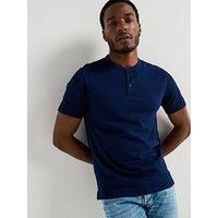 Levi/'s Men/'s Housemark Henley Shirt, True Indigo Dark IND, XL