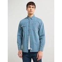 Levi/'s Auburn Worker Shirt Kapri Indigo Stripe - Blue XL