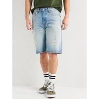 Levi'S 469 Loose Fit Denim Shorts- Made Away Dx- Light Blue