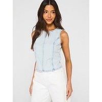 Levi/'s Womens Topanga Denim Tank Healing Wat Healing Waters 14