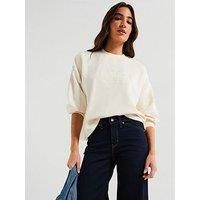 Levi'S Gr Leo Crewneck Sweatshirt - Buttercream - White