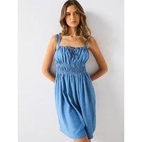 Levi'S Ambrey Dress - Indigo Tencel/Denim Linen