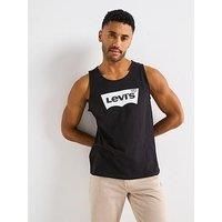 Levi'S Levis Relaxed Fit Graphic Vest- Black