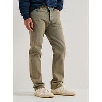 Levi'S 501 Original Straight Fit Washed Jeans- Mannas Od- Beige