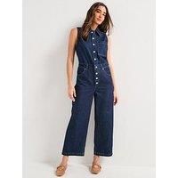 Levi'S Sleeveless Jumpsuit - Reign Of The Rinse - Navy