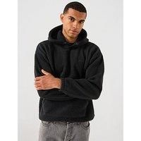 Levi/'s Men/'s Cozy Up Hoodie Hooded Sweatshirt, Jet Black, M