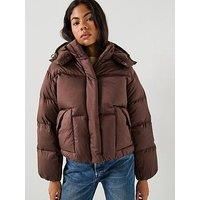 Levi'S Western Bubble Short Puffer - Bracken - Brown