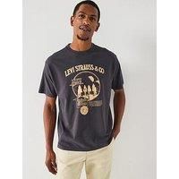 Levi'S Short Sleeve Vintage Fit Graphic T-Shirt- Black