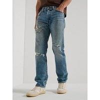 Levi'S 501 Original Straight Fit Jeans - Turquise Rivet Dx Selv - Blue