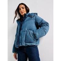 Levi'S Western Bubble Short Puffer - City Worn Navy
