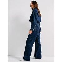 Levi'S Rinoa Wide-Leg Jumpsuit - Reign Of The Rinse - Navy