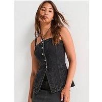Levi'S Tailored Bustier - Open Mind Vest - Black