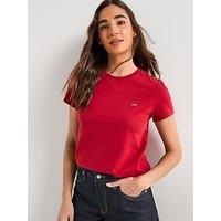 Levi'S Perfect T-Shirt - Rhythmic Red Cotton