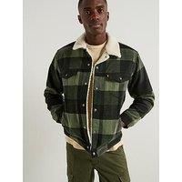 Levi/'s Men/'s Relaxed Fit Plaid Jacket, Laredo, XL