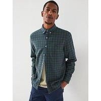 Levi'S Authentic Button Down Check Long Sleeve Shirt - Green