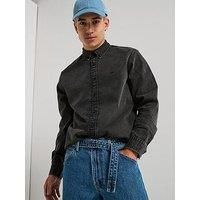 Levi/'s Authentic Button Down Gizmo Washed Black, Gizmo Washed Black, L