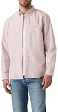 Levi/'s Men/'s Authentic Button Shirt, Waylon Stripe Russet, S
