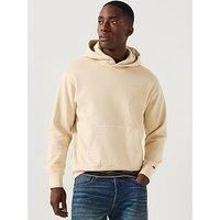 Levi'S Authentic Relaxed Fit Fleece Hoodie - White - Off White