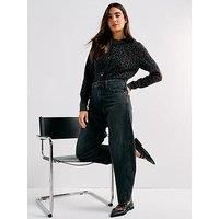 Levi'S Baggy Dad Barrel Jeans - Rebel Edge Black