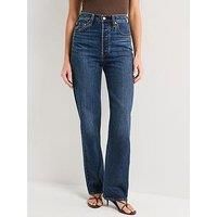 Levi'S Ribcage Full-Length Jeans - Apply Now - Navy