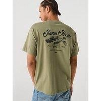 Levi'S Vintage Fit Graphic Print Short Sleeve T-Shirt- Khaki