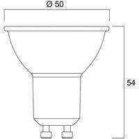 SYLVANIA Superia LED GU10 6W (70W) 830 Warm White 36 Degrees 550lm Dimmable