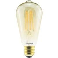 SYLVANIA ToLEDo Retro ST64 Gold 6W 240V 560lm 825 E27 Dimmable
