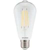 Sylvania ToLEDo Retro V5 CL 827 SL ES ST64 LED Light Bulb 806lm 7W (879TK)
