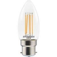 LED Candle 4.5W (40W) B22d 827 2700K Clear Dimmable