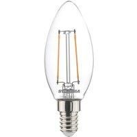 SYLVANIA Retro LED Candle 2.5W (25W eq.) E14 Clear Very Warm White