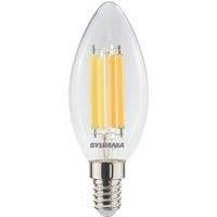 SYLVANIA Retro LED Candle 6W (60W) E14 Clear Very Warm White 827