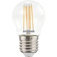SYLVANIA LED 45mm Round 4.5W (40W) ES Clear Very Warm White Dimmable