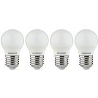 Sylvania LED Frosted Mini Globe Lamp 5W ES (E27) 470lm (4 Pack)