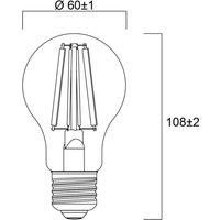 Sylvania E27 filament LED bulb 4W 2,700K 840lm
