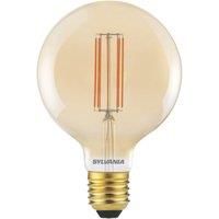 SYLVANIA Toledo LED Globe 125mm 7W (50W eqv.) E27 2000K Gold Dimmable