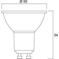 SYLVANIA Platinum LED GU10 UE 2W (50W eq.) 830 3000K 36 Degrees