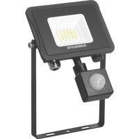 Sylvania SylFlood Outdoor LED LED Flood Light with PIR With PIR Sensor Black 18W 2000lm (192VN)