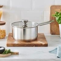 Recycled Stainless Steel Saucepan, 20cm